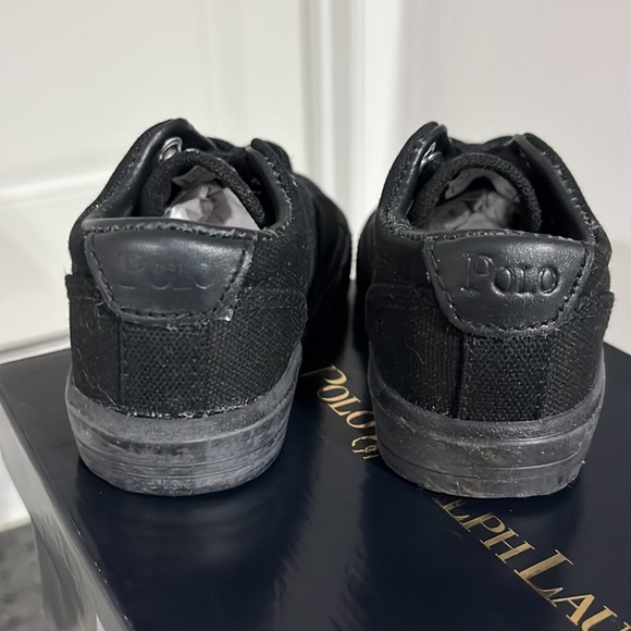 Polo Ralph Lauren Vaughn canvas boat shoes sneakers new Toddlers size 4 - Picture 5 of 9